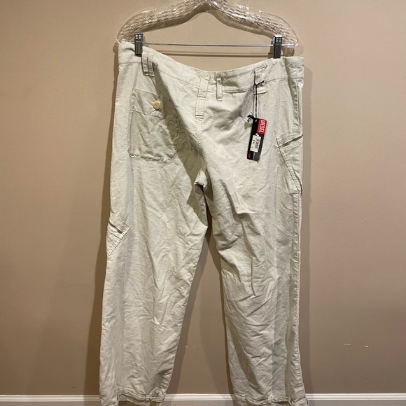 NWT Diesel Corduroy Cream Off White Oversized Carpenter Pants - Picture 7 of 11